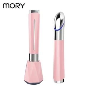 Mory Beauty Products Wholesale Eye Massager Stick Multifunction Facial Mini Device Eye Massage Instrument with LED