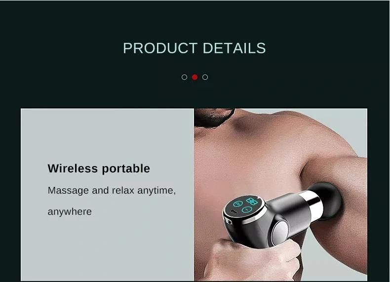 Reliable Factory Direct Supply USB Electric Muscle Massage Gun Mini Deep Tissue Gun Massager