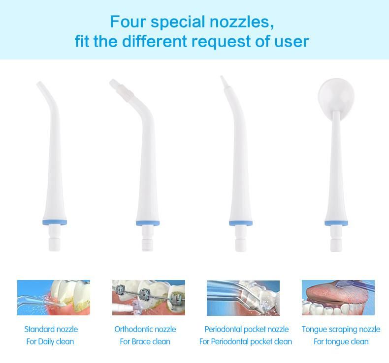 Dental SPA Collapsible Oral Irrigator for Teeth Whitening Traveling Water Flosser