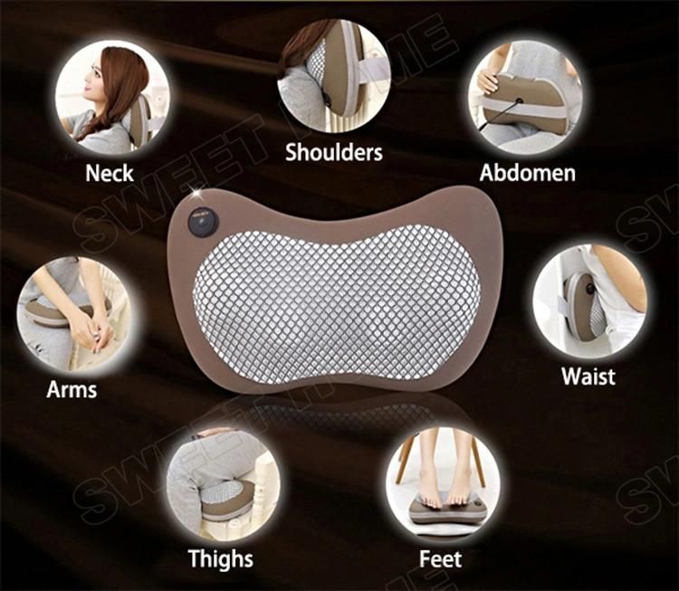 Mini Infrared Heat Shiatsu Car Body Massager Pillow Massager