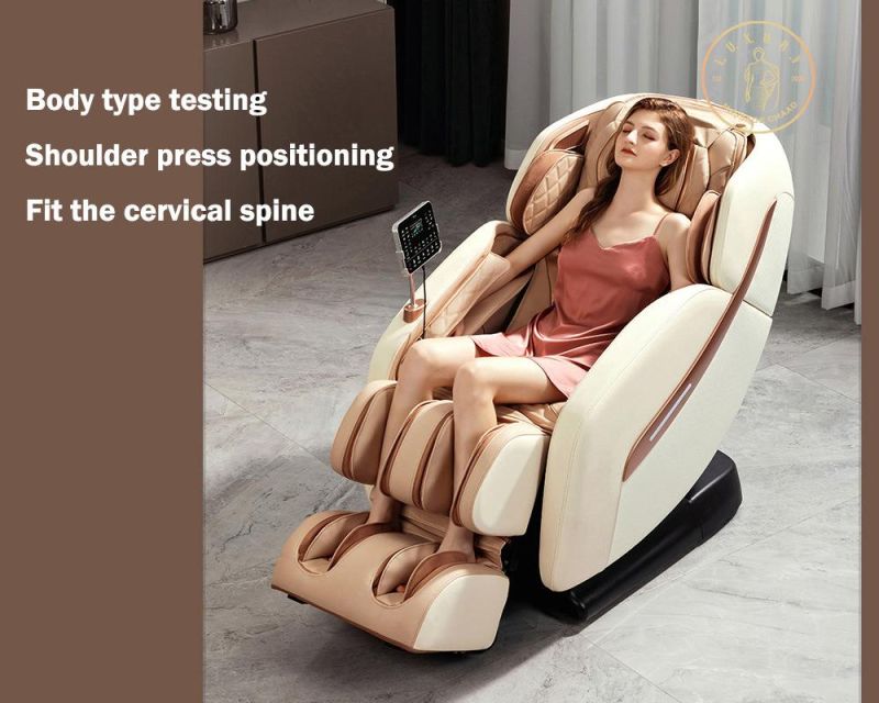 2022 New Luxury Home Electric Bluetooth SL Zero Gravity Shiatsu Body Massage Chair