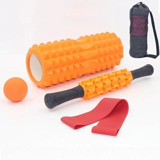 Foam Roller and Massage Stick 5 in 1 Set for Deep Tissue Muscle Massage