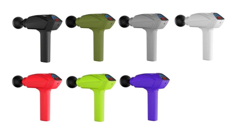 Brushless 6 Heads Cordless Fascia Boost High Amplitude Massage Gun