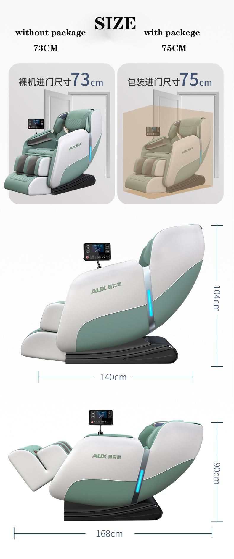 SL Track 4D Full Body Massage Chair Zero Gravity Folding Recliner 3D Zero Gravity Massage Chair