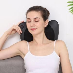 Amazon Hot Selling Electric Neck Travel Pillow Massage, Shiatsu Pillow Massager with Heat