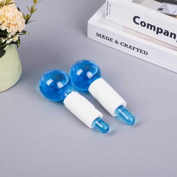 Custom New Mini Beauty Globes Roller Cooling Facial Ice Globes Face Massager