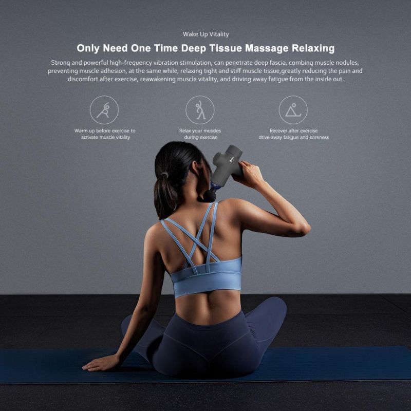 Factory Price Amazon Hot Selling Fitness Massage Gun with LCD Touch Screen