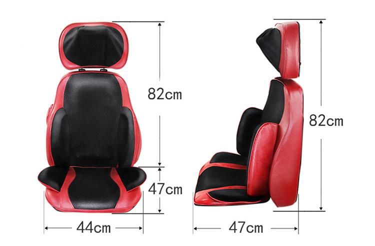 2020 New Design Electric Airbags 3D Shiatsu Neck Back and Buttocks Massage Chair Cushion