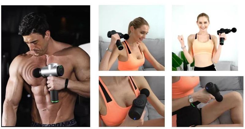 Fascia Gun Deep Tissue Percussion Muscle Massage Gun for Athletes, Super Quiet Portable Electric Sport Massager