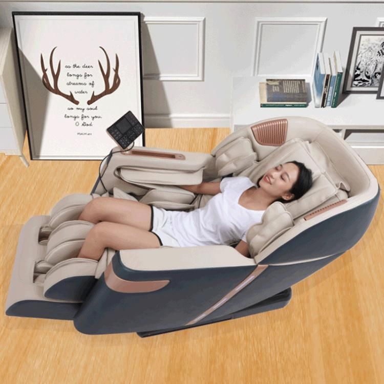 New Electric Luxury Full Body Bluetooth 4D Zero Gravity Massage Chair with SL Track and Airbags
