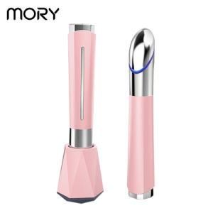 Mory Beauty Gadgets Mini Eye Massager Facial Device Electrical Hot and Cold Eye Massage Vibrator with LED