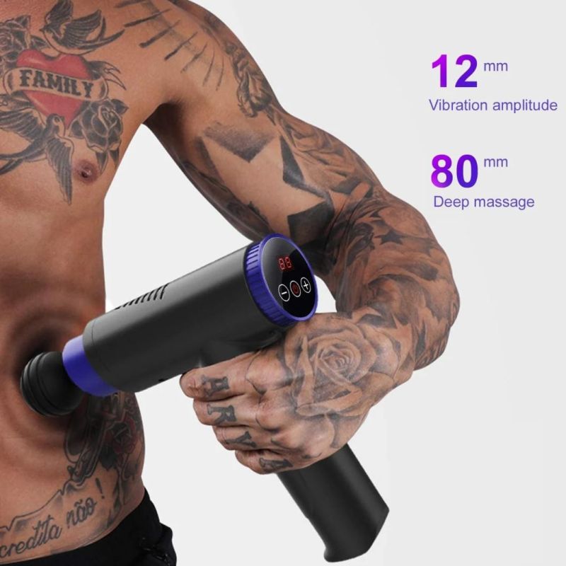 USB Charging Muscle Fascia Personal Massager Gun for Pain Relieve