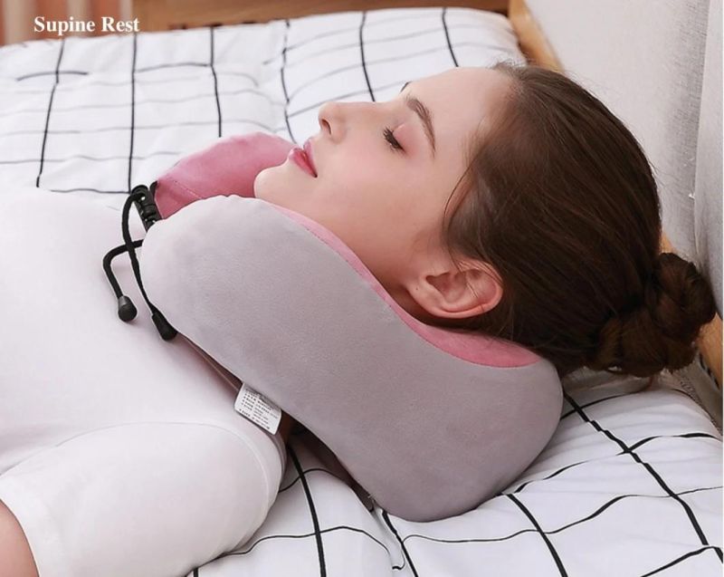 Wireless Car Kneading Shiatsu Neck Massage Pillow U Shaped USB Charging Portable Traveling Neck Pillow Massager
