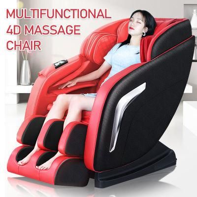 Wholesale Cheap Price Luxury SL Track Bluetooth Music 3D Gravity Relax Massage Chair for Office