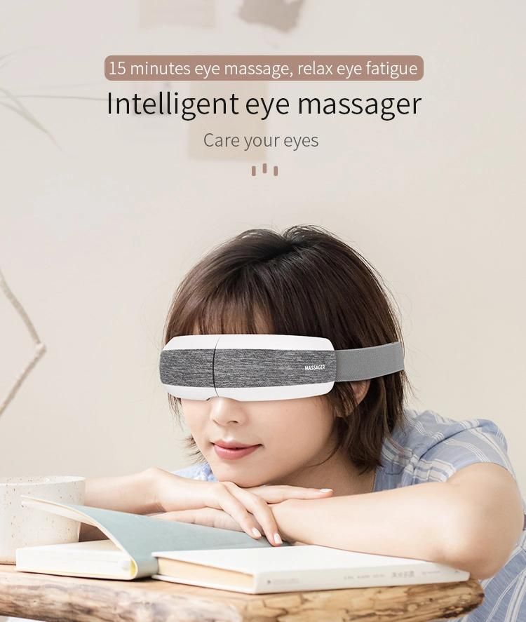 Intelligent Constant Graphene Heating Eye Massager with Music for Relief Eye Fatigue
