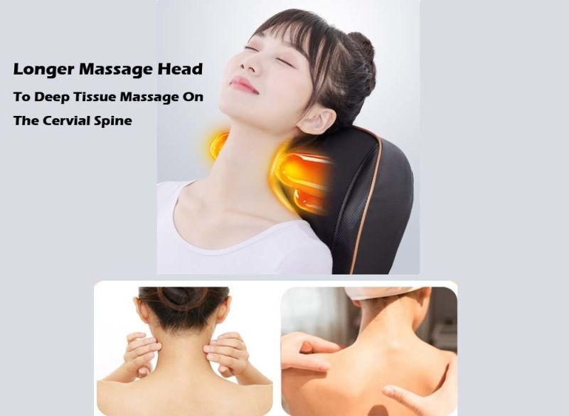 Electric Body Home Office Chair Kneading Shiatsu Massage Seat Cushion