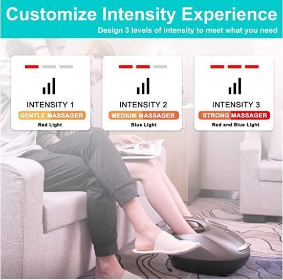 Remote Control Shiatsu Infrared Electric Heating Foot Massager Equipment