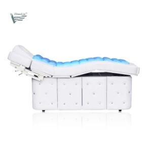 Luxury Electric Lifting Water Bed LED Light Heating Electric Salon Water Massage Facial Beauty Bed for Sale (20D01)
