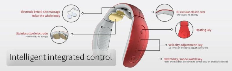 Changing The Current Intensity Eye Massager with Remote Conteol Kneading