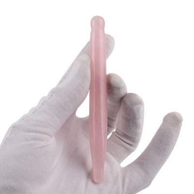 Chinese Guasha Tool Rose Quartz Acupuncture Massage Stick Guasha Stone Scraping Tools