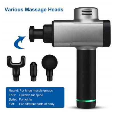 Body Massager Gun Deep Pressure Relieve Massage Gun Cordless Private Label Gym Body Muscle Therapy Massage Gun