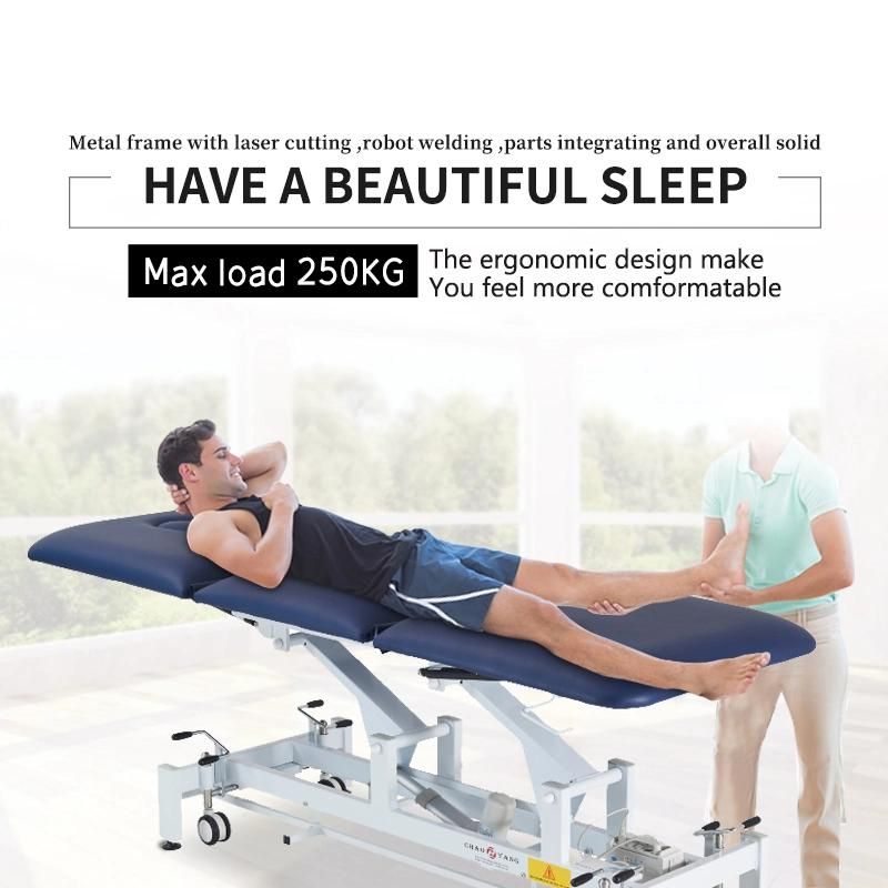 Multifunction Electric Lift Adjustable Height Facial SPA Bed Massage Table