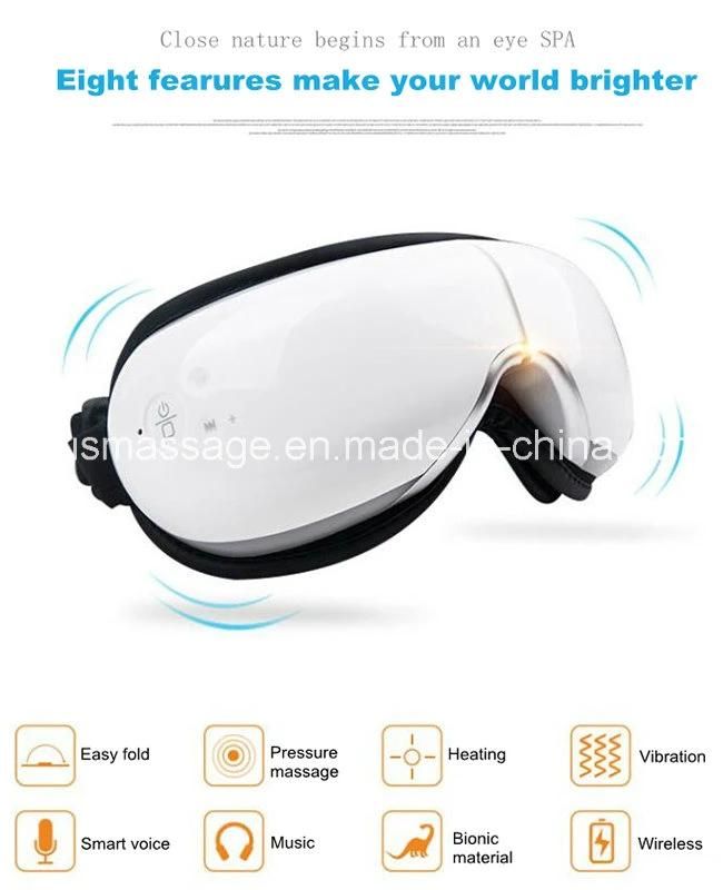 Far Infrared and Vibration Wireless Eye Massager