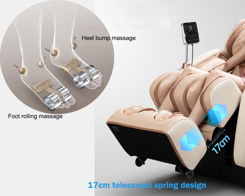 2022 New Luxury Home Electric Bluetooth SL Zero Gravity Shiatsu Body Massage Chair