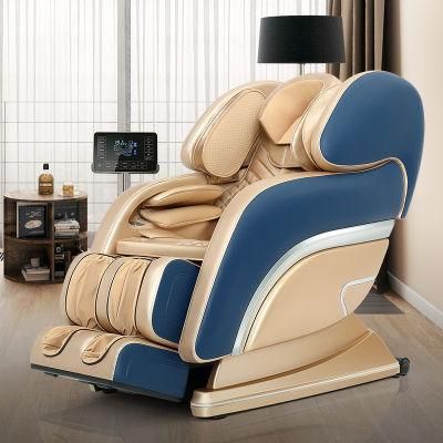 Deluxe Wholesale S Track Most Popular 3D 4D Air Pressure Auto Program Massage Chair with Head Massage