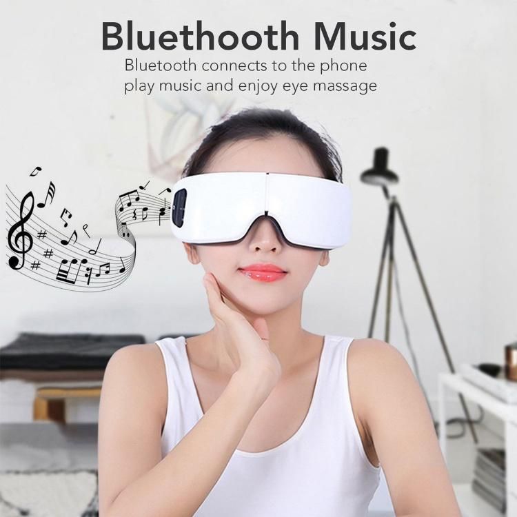 Wireless Eye Massager Portable Eye Mask with Compression, Vibration, Heating and 3 Modes for Dry Eye Relax Vision Care