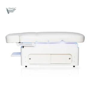 Automatic Hydraulic Beauty Salon Furniture Portable Wooden Electric Nuga Best Facial SPA Massage Table Bed