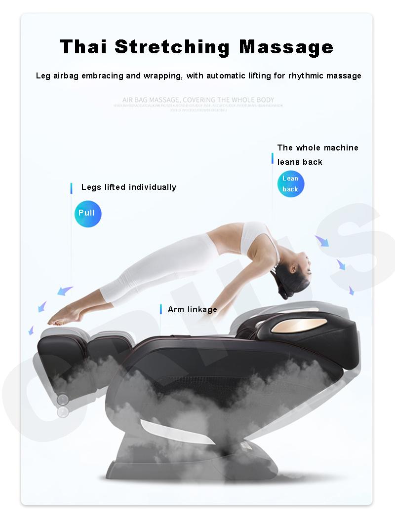 Ningde Crius Electric Luxury Full Body 3D Zero Gravity 4D Foot Massage Chair