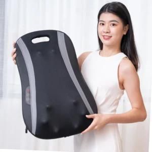 2020 New Design Electric Shiatsu Mini Car Seat Chair Heated Massage Cushion, DC12V Car Back Vibration Massage Lumbar Cushion