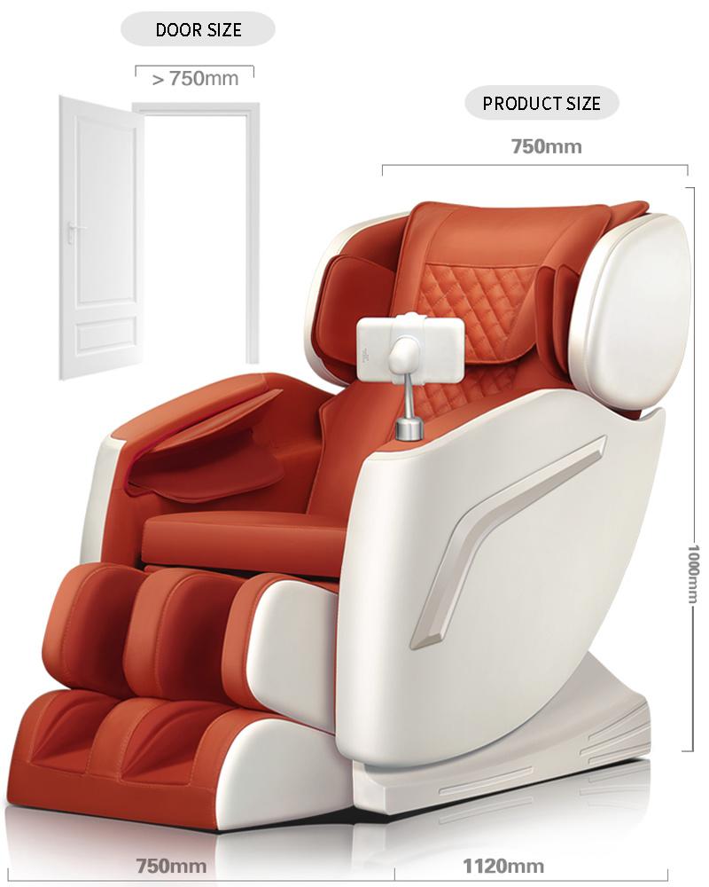 Moway Tuina Massage Chair with Touch Screen Controller, Orange