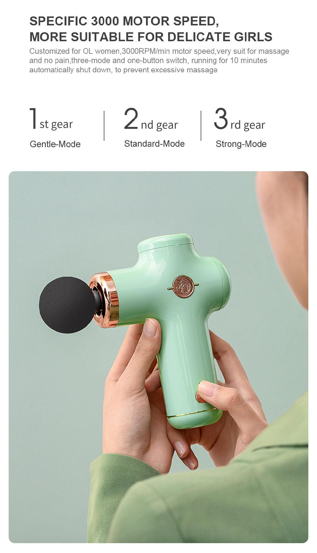 Xiaomi Electric High-Grade Massage Mini Gun Muscle Massager 4 Replaceable Heads Bag Held Factroy