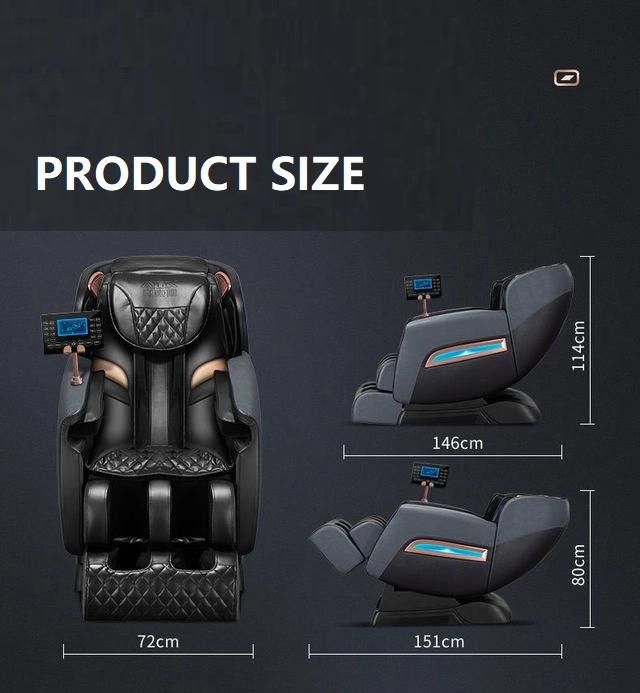 Q9 2022 Hot Sell Fashion Music 4D Zero Gravity Electric Full Body Machine Ddeluxe Shiatsu Massage Chair