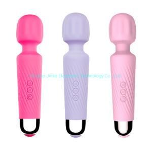 Valleymoon OEM USB Rechargeable Personal AV Wand Massager Sex Vibrator Sex Toy Women