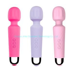 Valleymoon OEM USB Rechargeable Personal AV Wand Massager Sex Vibrator Sex Toy Women