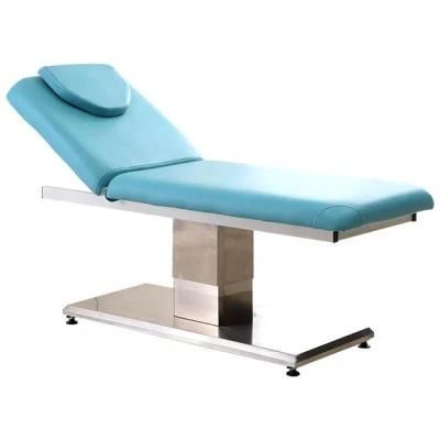 Blue Best-Selling Beauty Salon Furniture Korean Electric SPA Table German Massage Facial Bed