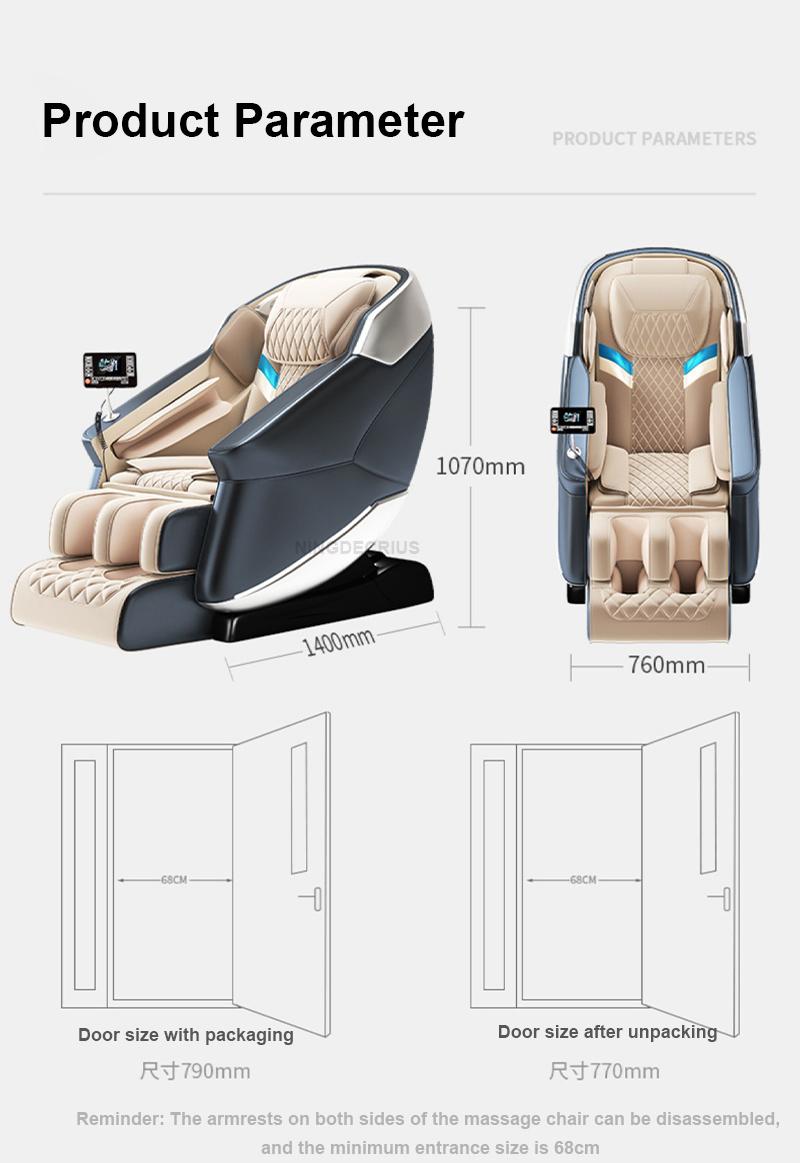 Best Zero Gravity Electric Cheap Price Back Shiatsu Kneading Full Body 4D Recliner SPA Gaming Office Luxury Massage Chair