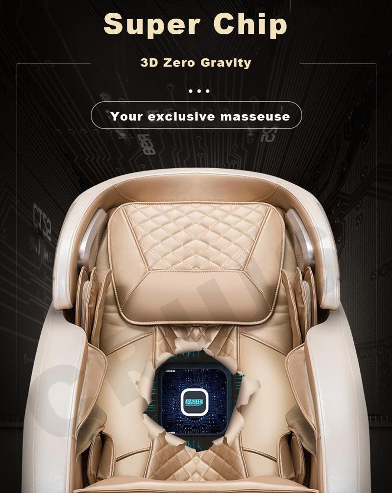 Ningde Crius C320L-13 Japanese Best Luxury Electric Body Massager Factory 4D Zero Gravity Full Body Foot Shiatsu Recliner 3D Office Massage Chair