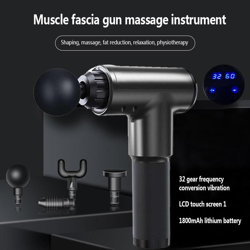 3 Kinds of Massager Heads Deep and Quiet Massage Gun