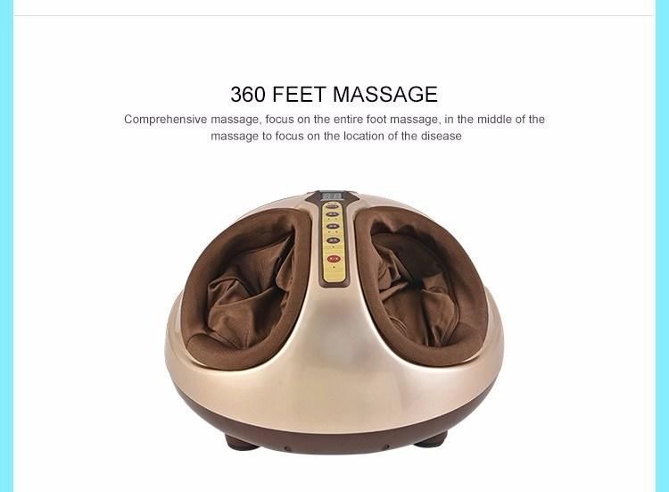 Latest Fashionable 3D Air Pressure Electric Roller Foot Massager Heating Foot Massager Blood Circulator