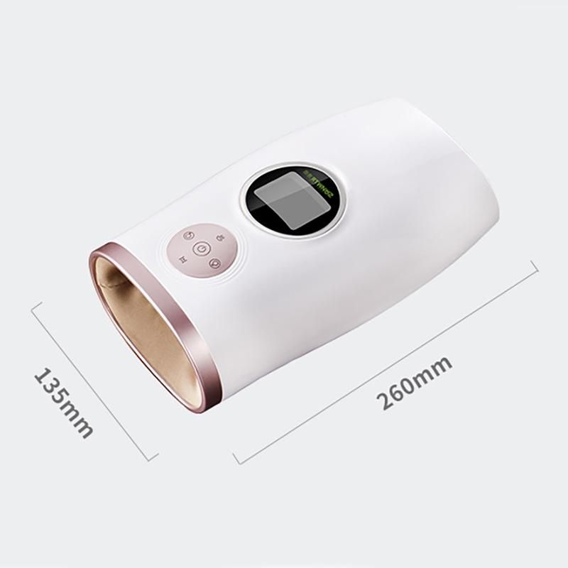 OEM Factory Price Electric LED Screen Hand Massager Wireless Rechargeable Heat Pain Relief Palm Fingers Hand Massager