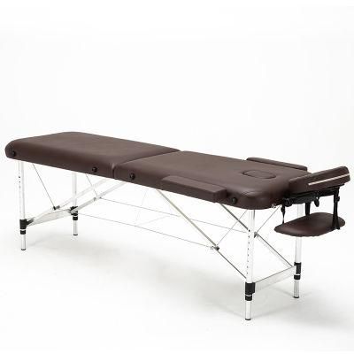2021 New Aluminum Folding Portable Best Massage Bed Outside Hot Sale Health Care Oval Table Bed