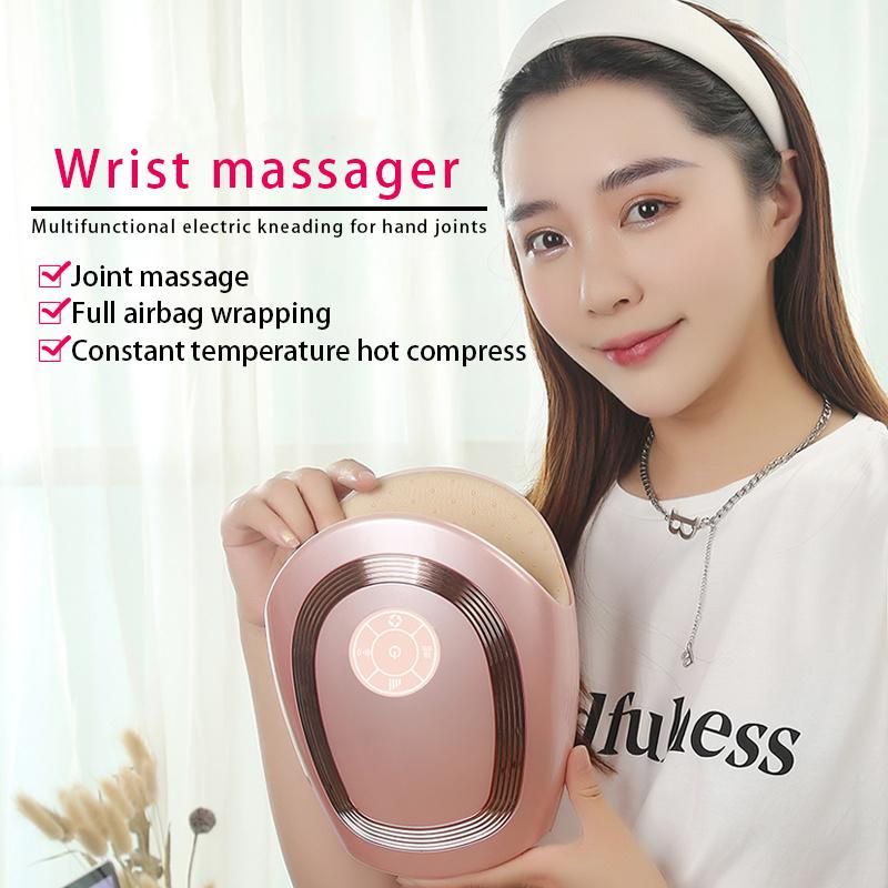 Electric Cordless Hand SPA Massager with Heat & Compression Pressure Point