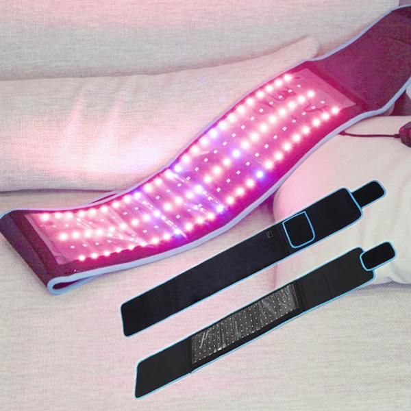 2022 New LED Red & Infrared Light Therapy Belt for Pain Relief Flexible Wearable Wrap Deep Therapy Pad for Back Shoulder Joints Muscle Pain Relief Device