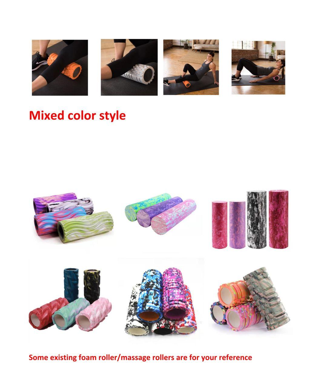 Wood Grain Cork No Foam Roller Massage Stick for Muscle Pain Relief, Tension Relief, Deep Tissue Muscle Sore Relief, Yoga Therapy, Cork Massage Roller