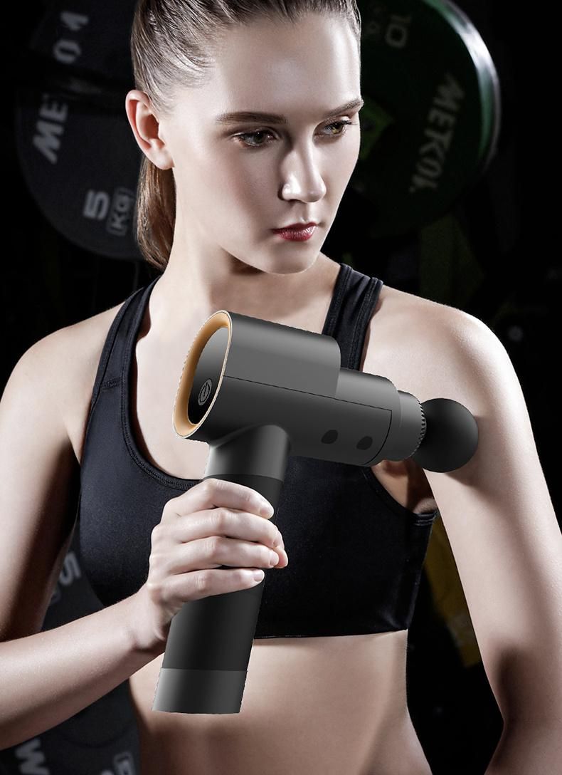 Massage Gun Deep Tissue Massager for Sore Muscle and Stiffness Quiet 5 Speed High-Intensity Vibration for Family Relax Head Should Massage Percussive Massage