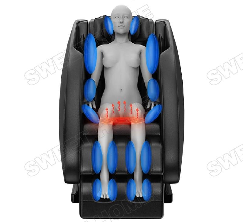Best Low Price Full Body Airbags Electric Vibration Shiatsu Music Massage Chair for Home and Office